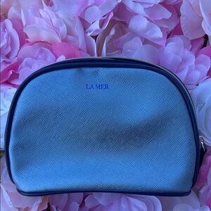 La Mer Sky Blue Travel Pouch